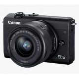 Canon EOS M200 (EF-M15-45mm f/3.5-6.3 IS STM & EF-M22mm f/2 STM) Mirrorless Camera (Black)